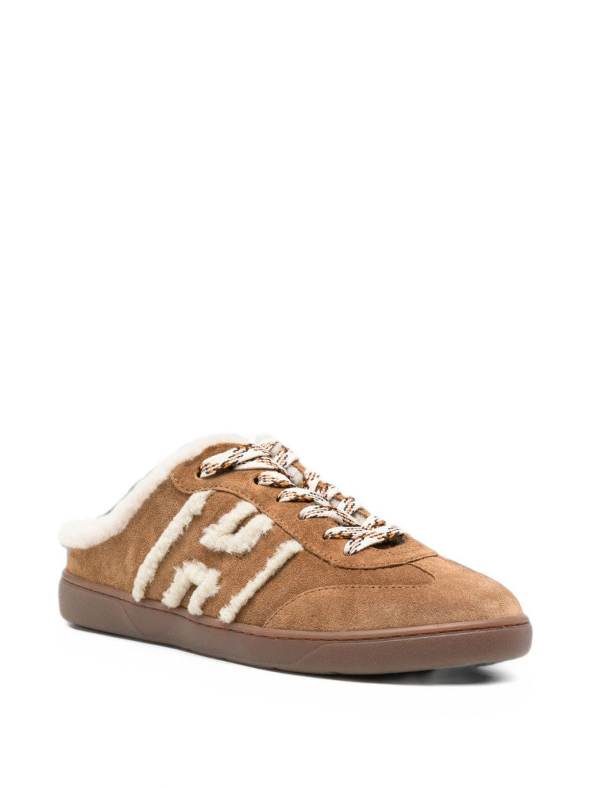 Brown Logo H-Stripes Sneakers 3