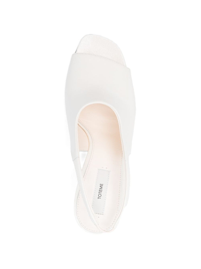 White Slingback Heels 2
