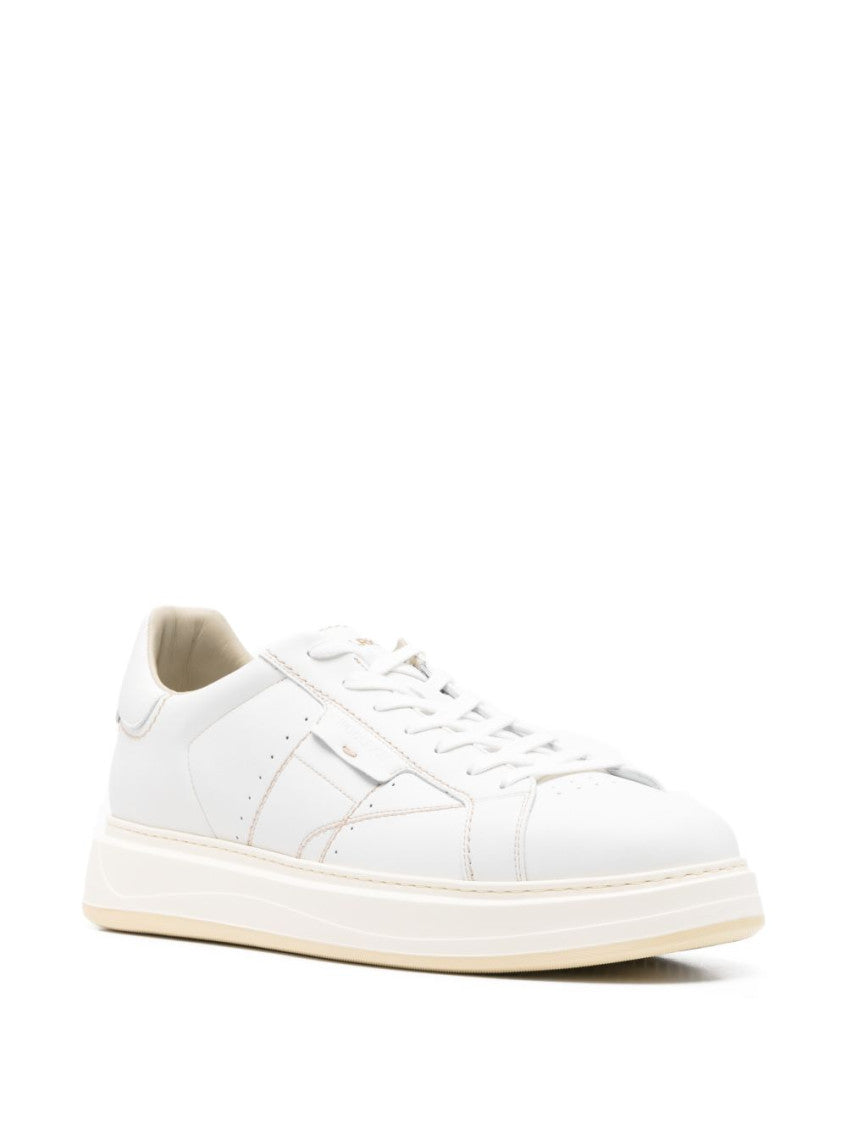 White Leather Sneakers 4