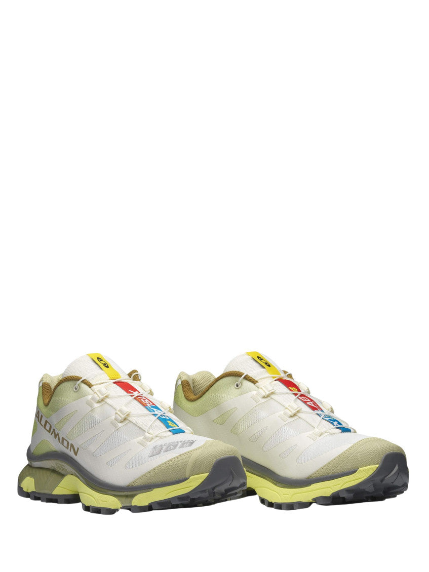 White Yellow Logo Sneakers 2