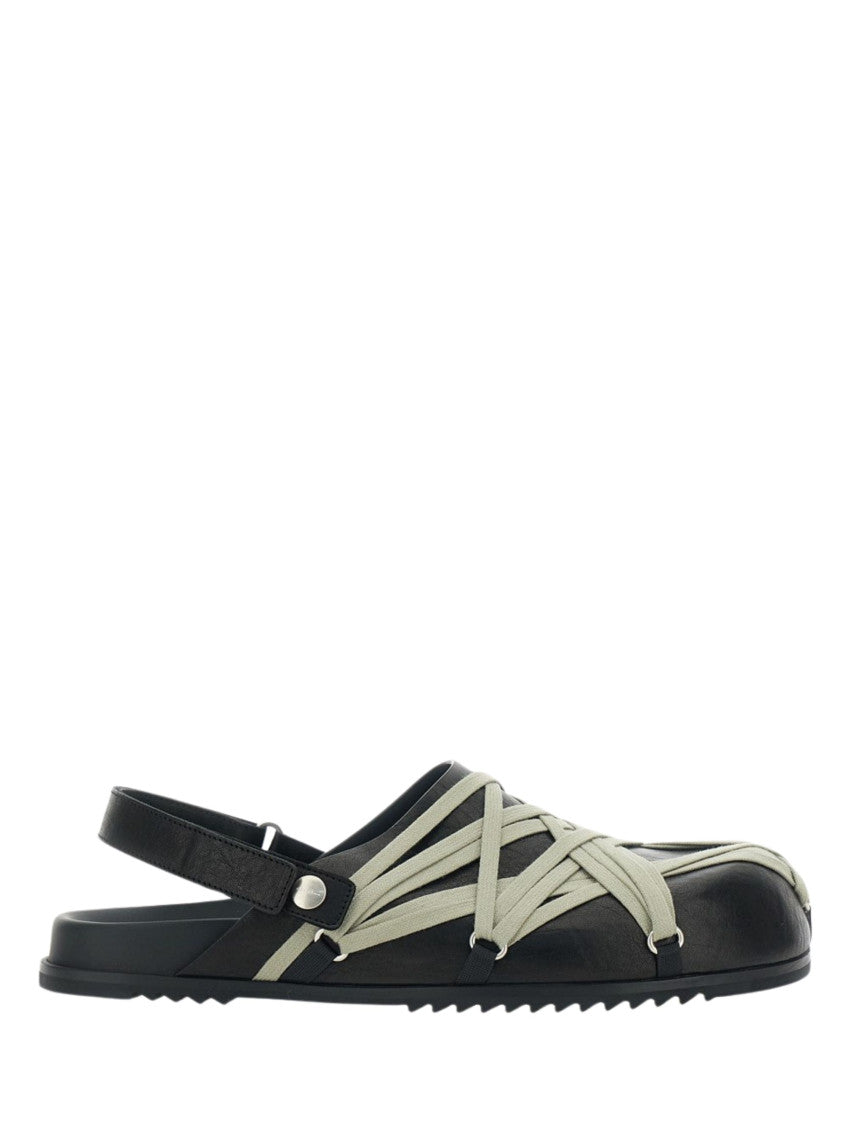 Black Slingback Sandals 1