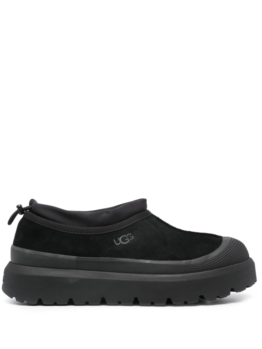 Black Slip On Slides 1