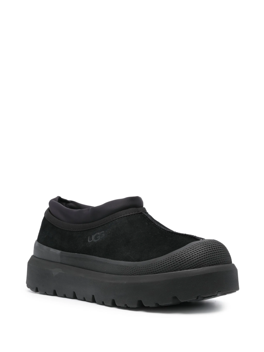 Black Slip On Slides 2