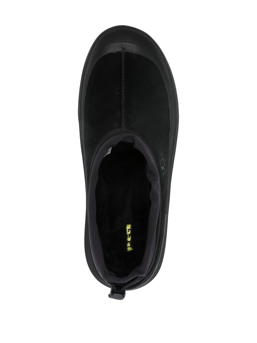 Black Slip On Slides 4