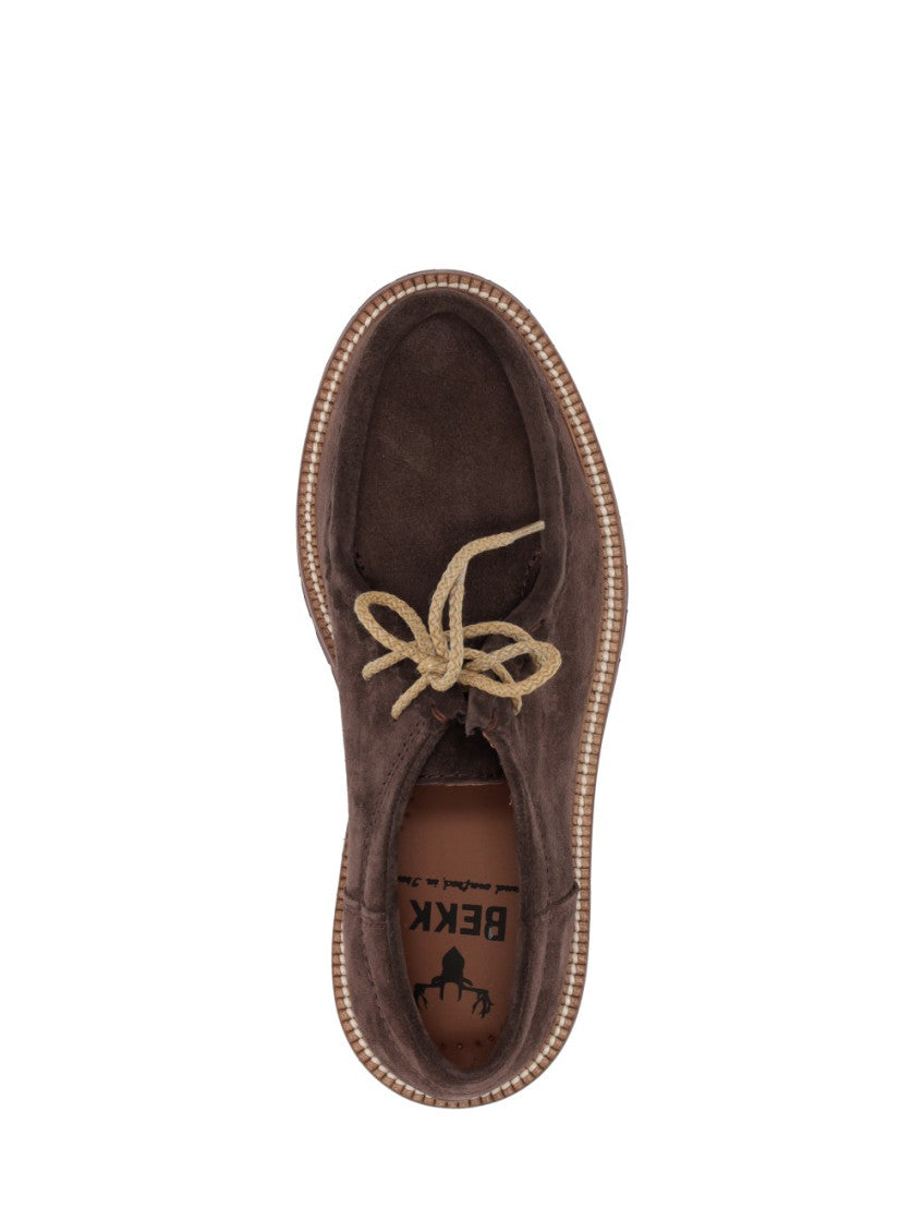 Brown leather Lace Up Shoes 4