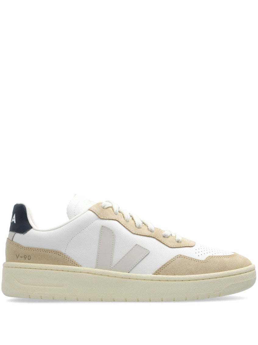 White Lace Up Sneakers 1