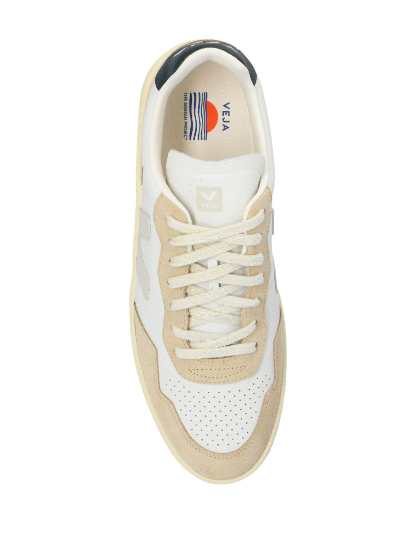 White Lace Up Sneakers 4