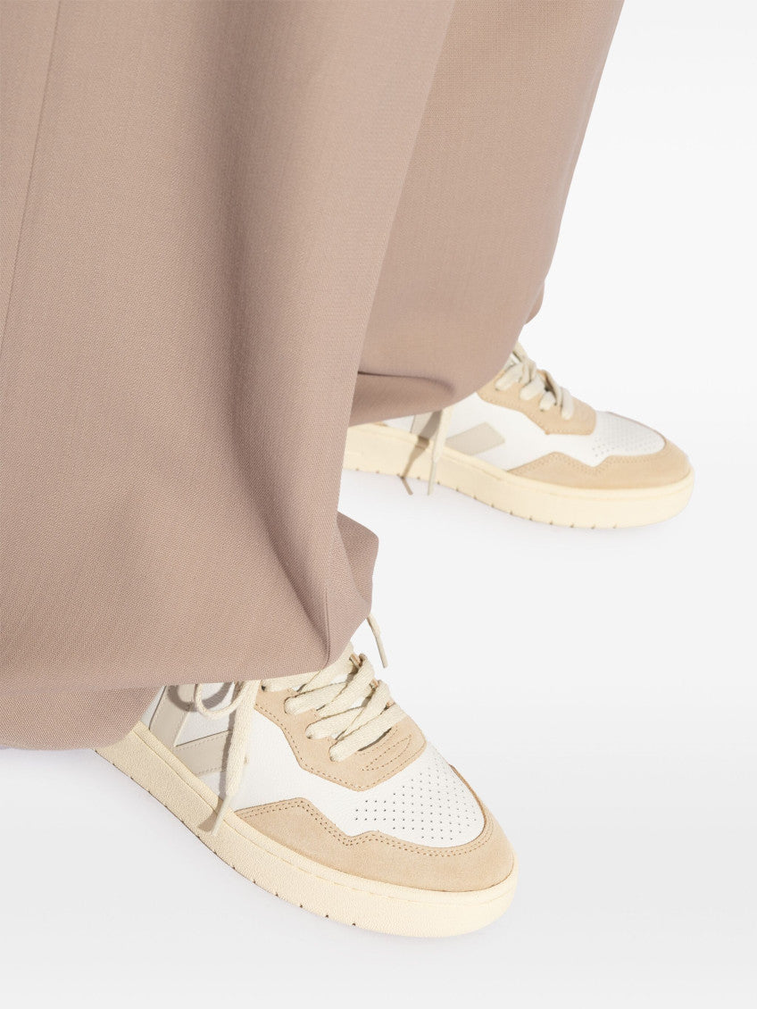 White Lace Up Sneakers 5