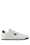 White Leather Downtown Sneakers 1