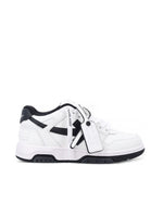 White Color Block Sneakers 1