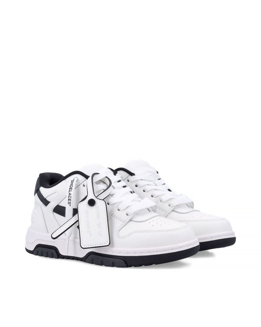 White Color Block Sneakers 2