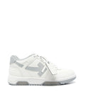White Color Block Sneakers 1