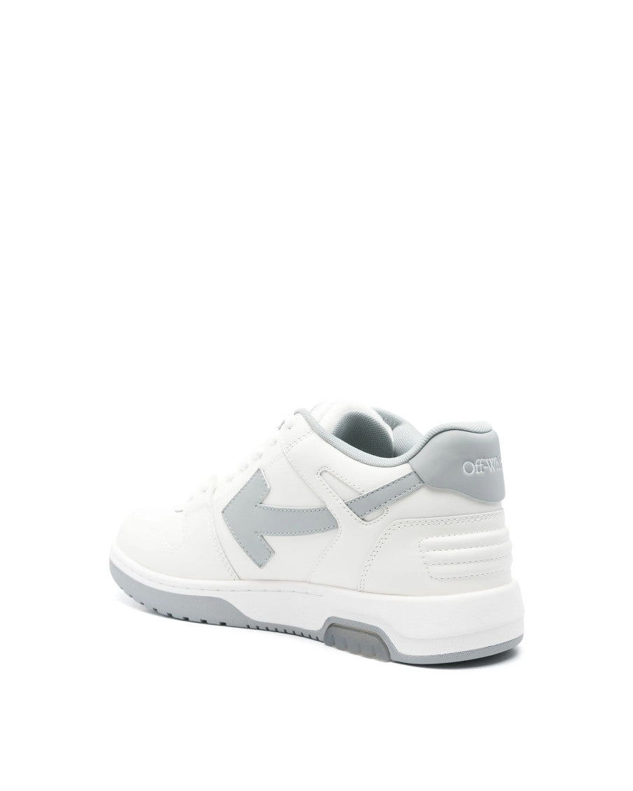 White Color Block Sneakers 3