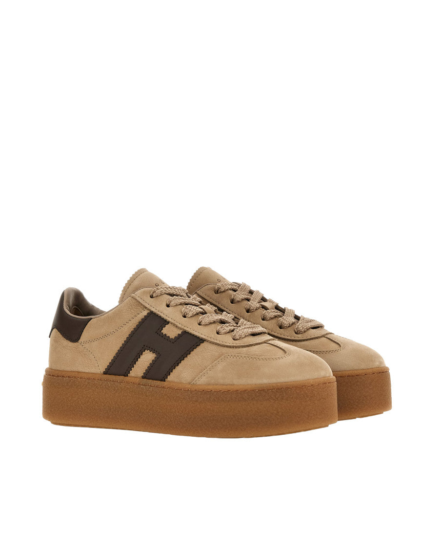 Beige Logo Collection Sneakers 2
