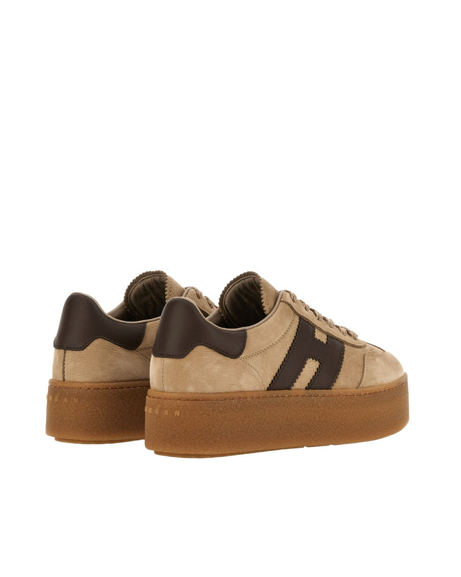Beige Logo Collection Sneakers 3