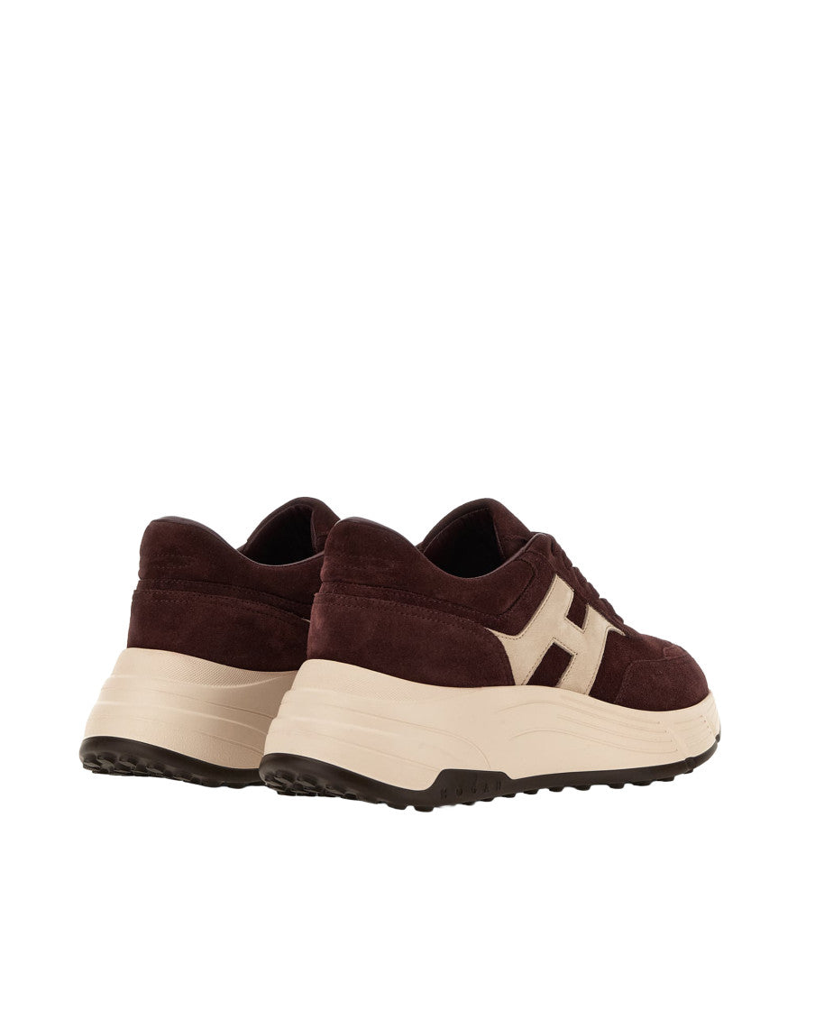 Marron Color Block Sneakers 3