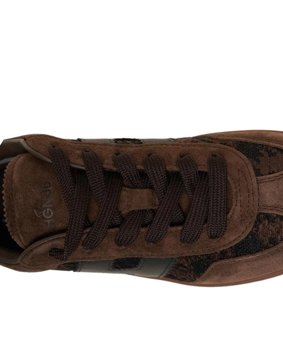 Brown Animal Print Sneakers 3