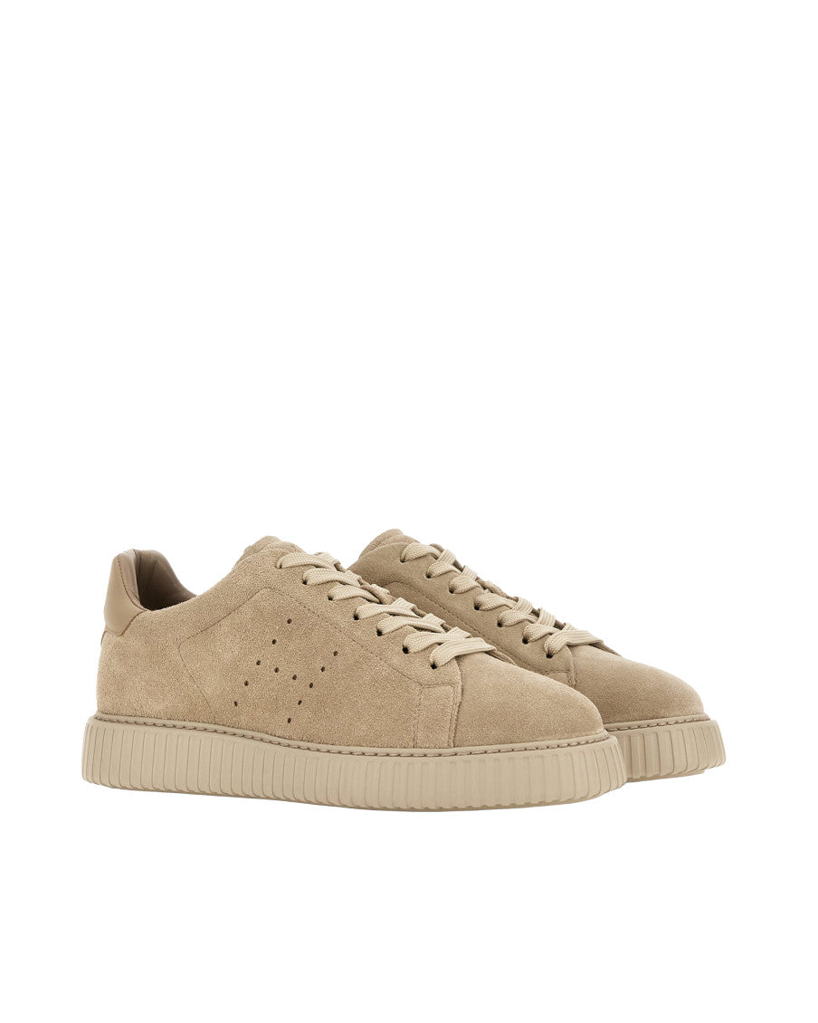 Beige Stripes Sneakers 2