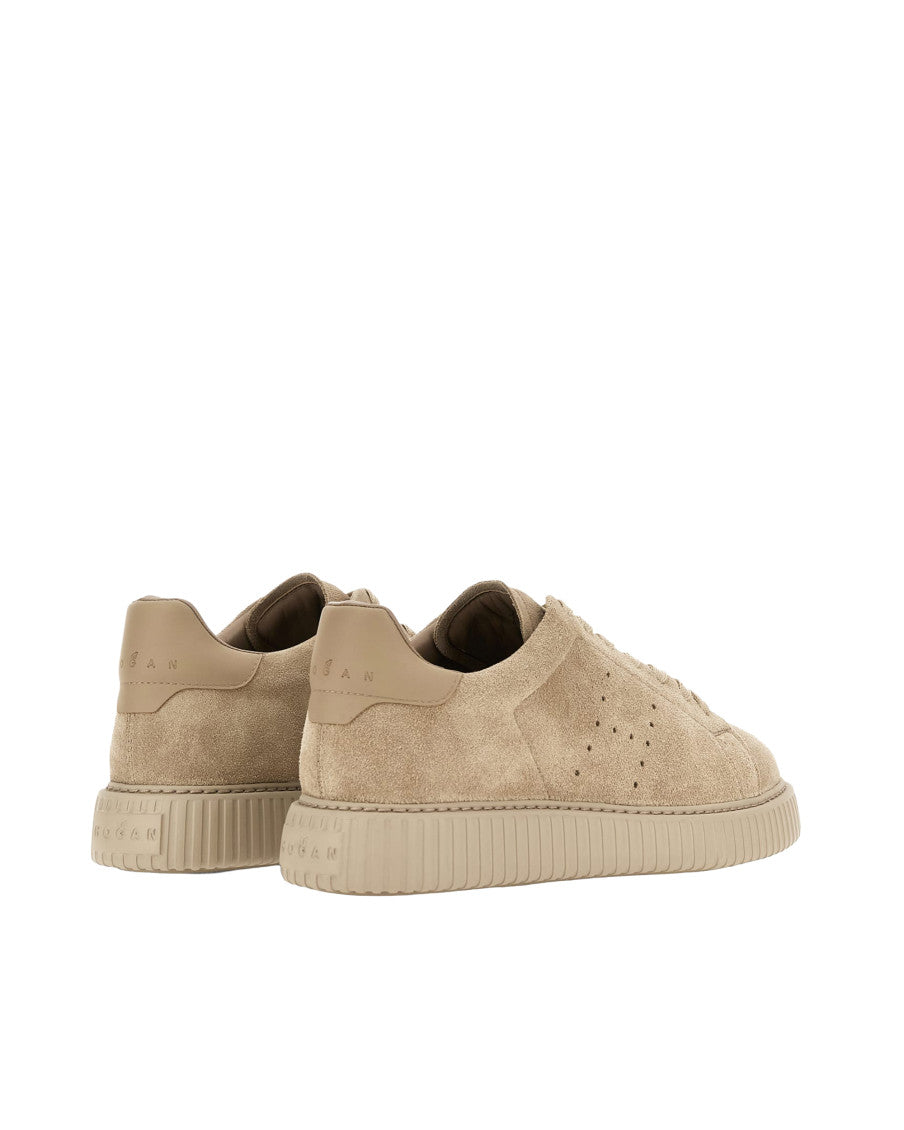 Beige Stripes Sneakers 3