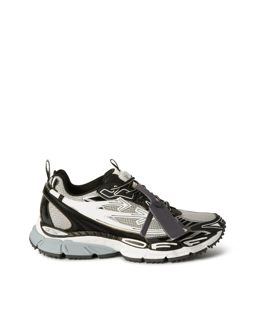 BlackWhite Color Block Sneakers 1