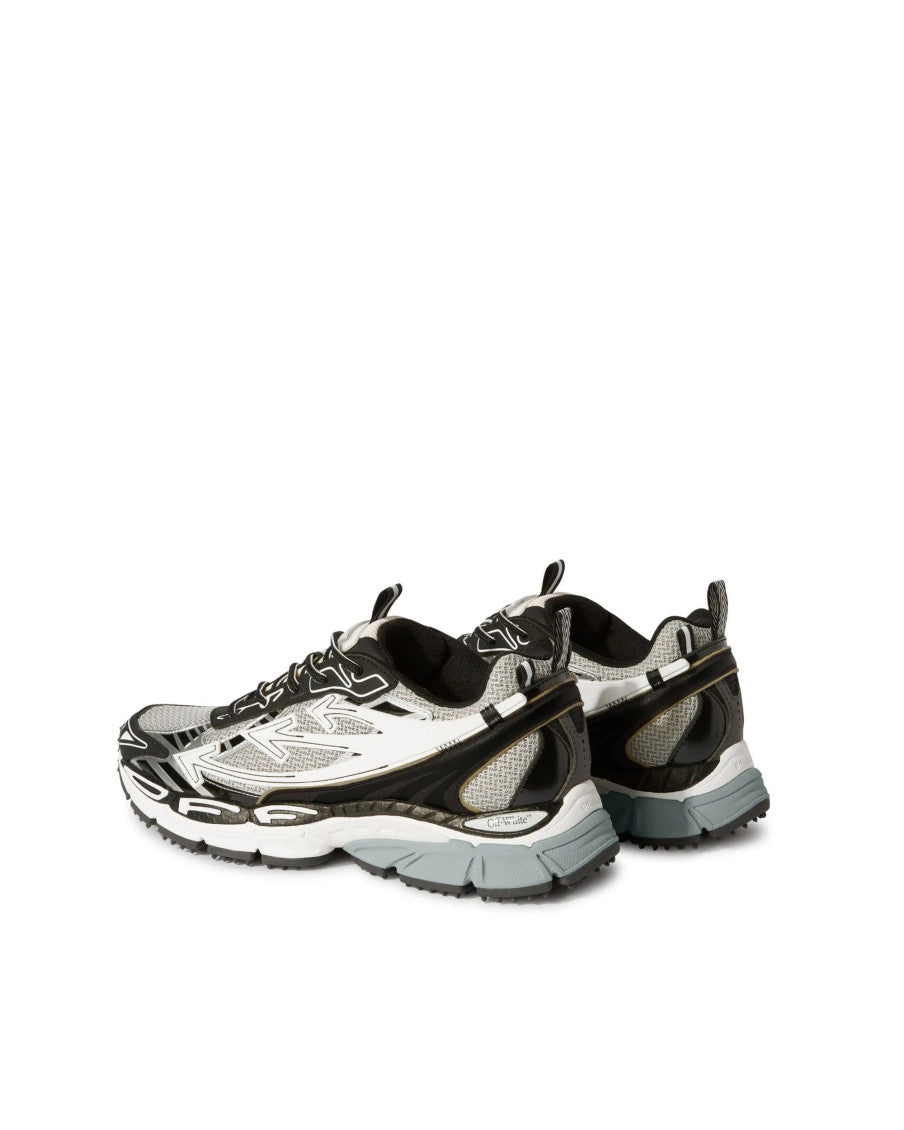 BlackWhite Color Block Sneakers 3