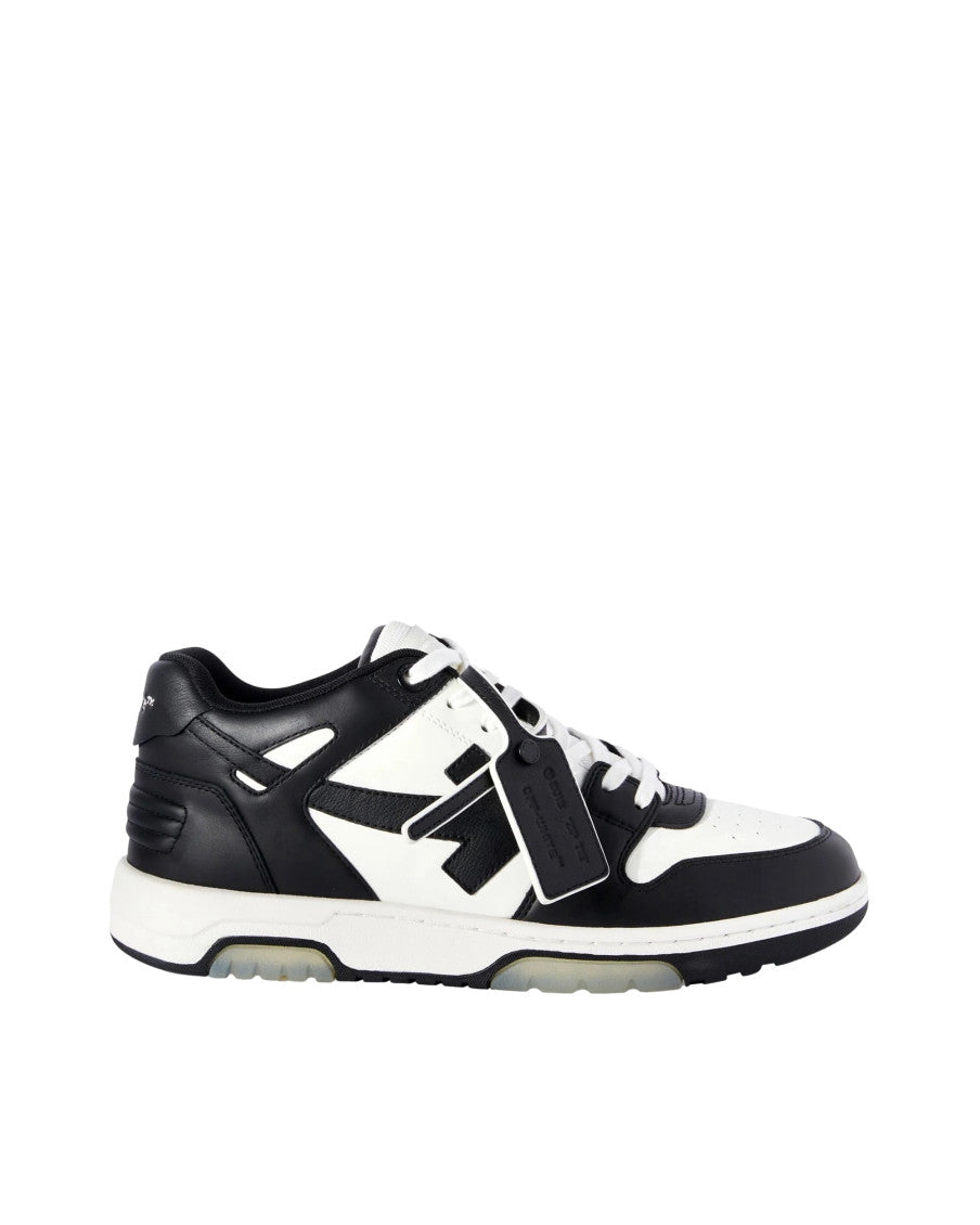 BlackWhite Color Block Sneakers 1