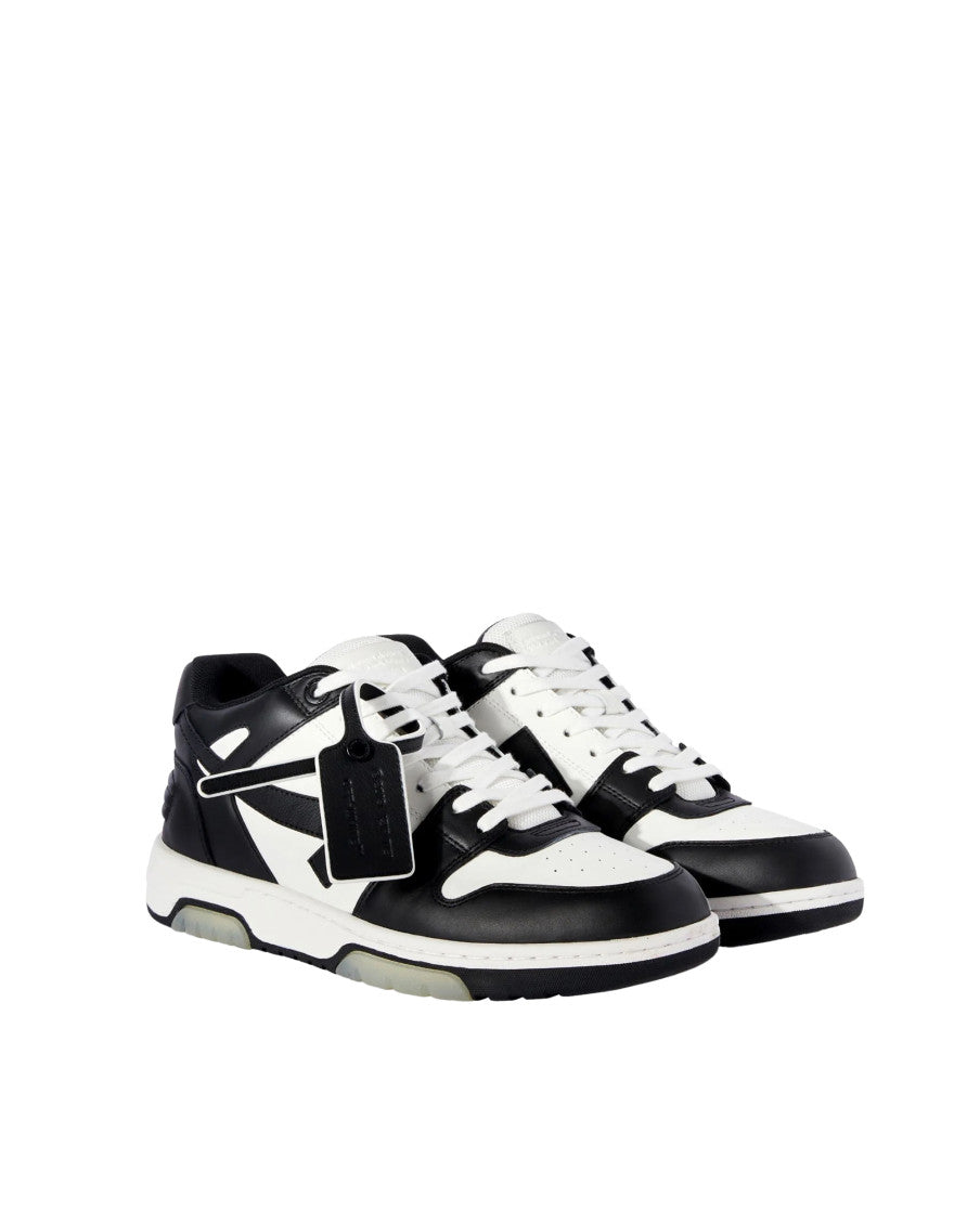BlackWhite Color Block Sneakers 2