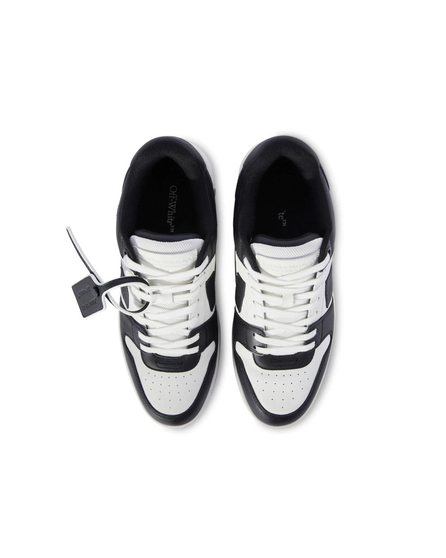 BlackWhite Color Block Sneakers 3