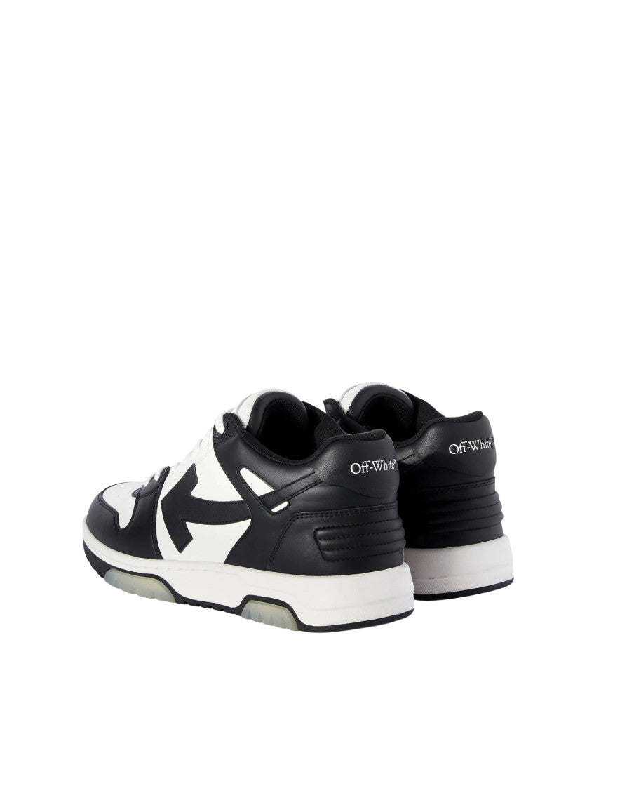 BlackWhite Color Block Sneakers 4