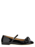 Black Double Bow Ballet Flats 1