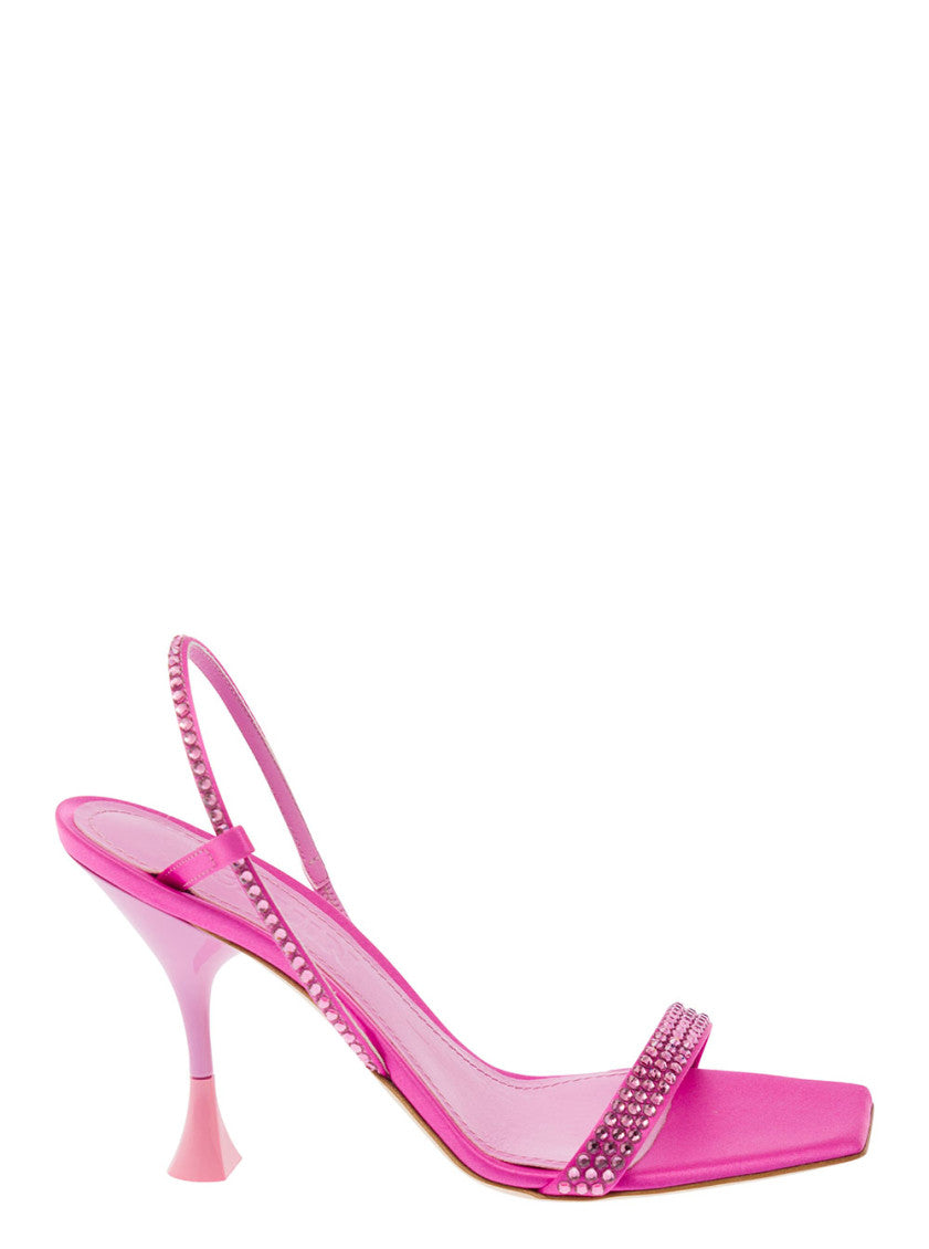 Pink Eloise Rhinestone Heels 1