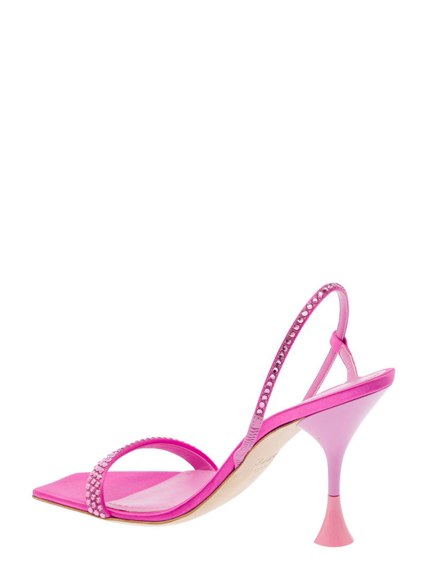 Pink Eloise Rhinestone Heels 3