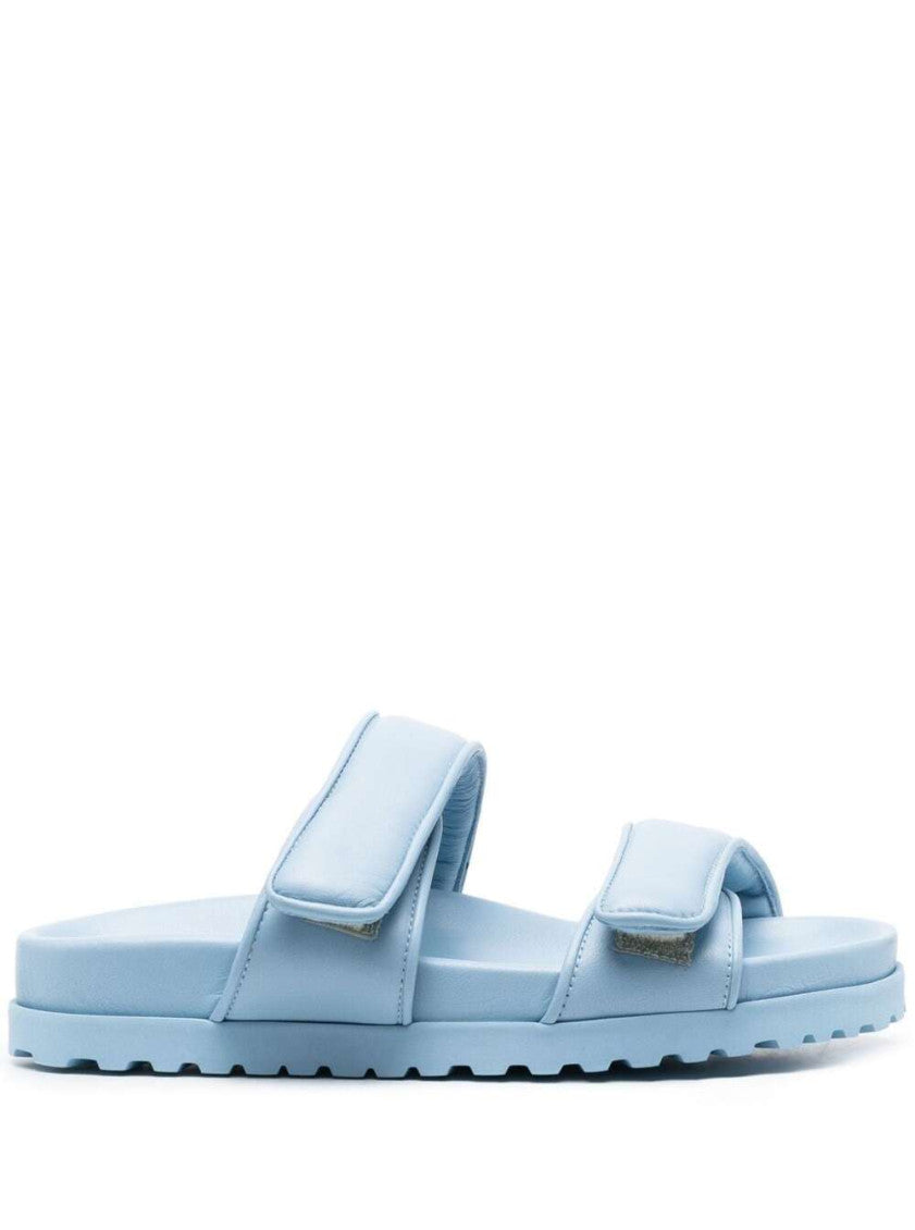 Light Blue Leather Sandals 1