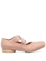 Pink Leather Ballet Flats 1
