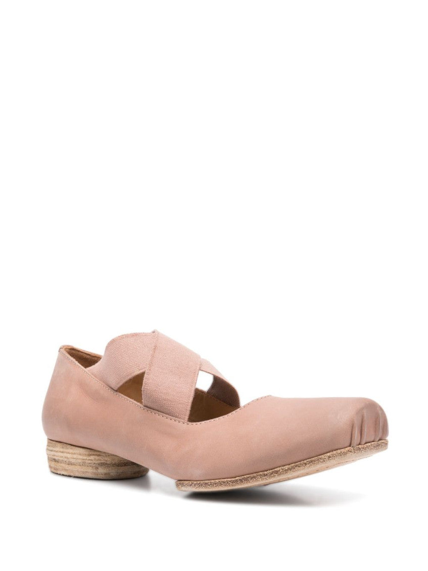 Pink Leather Ballet Flats 2