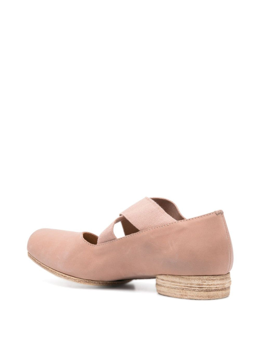 Pink Leather Ballet Flats 4