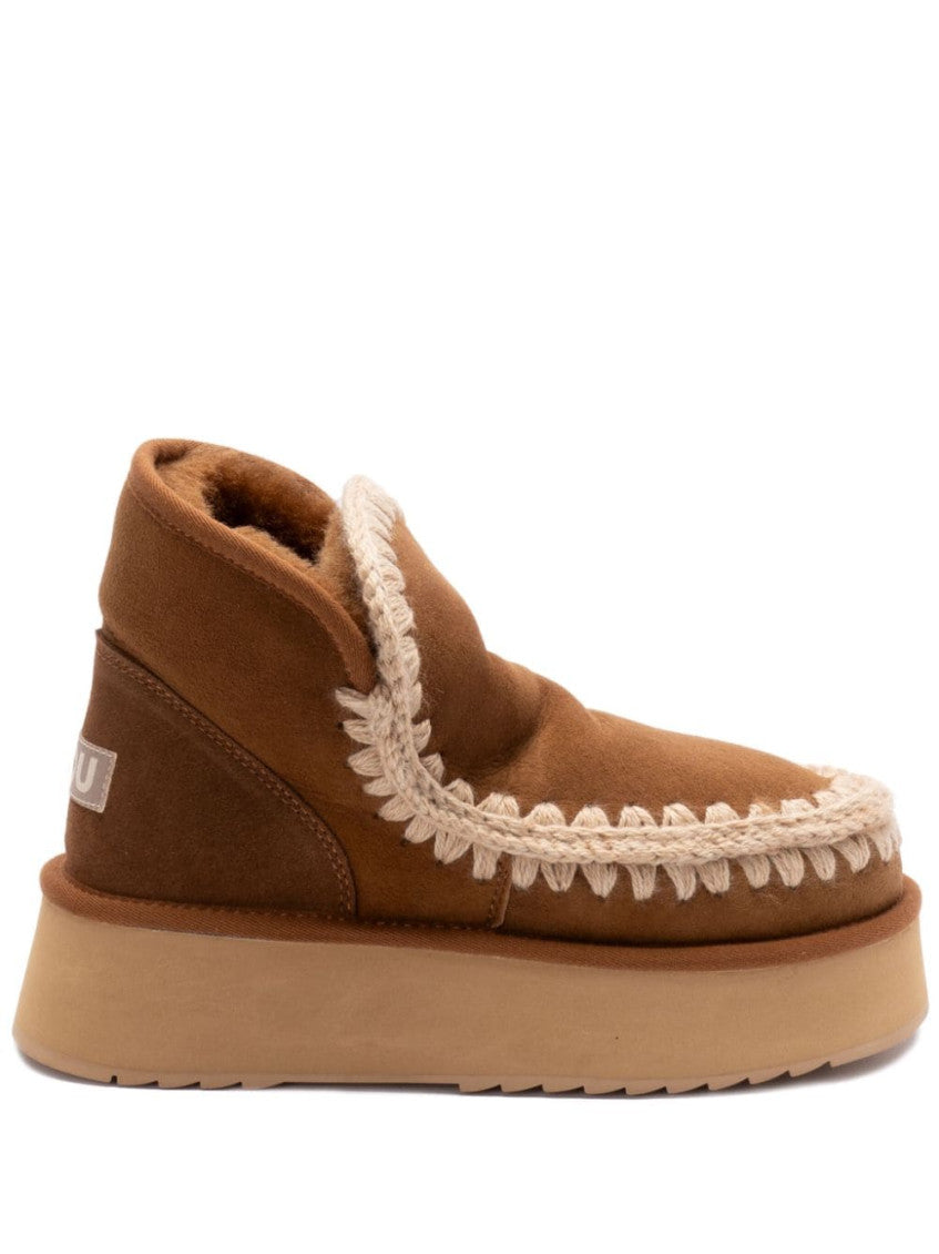 Brown Eskimo Platform Boots 1