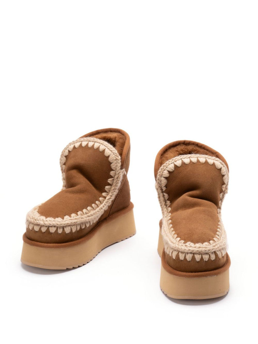 Brown Eskimo Platform Boots 2