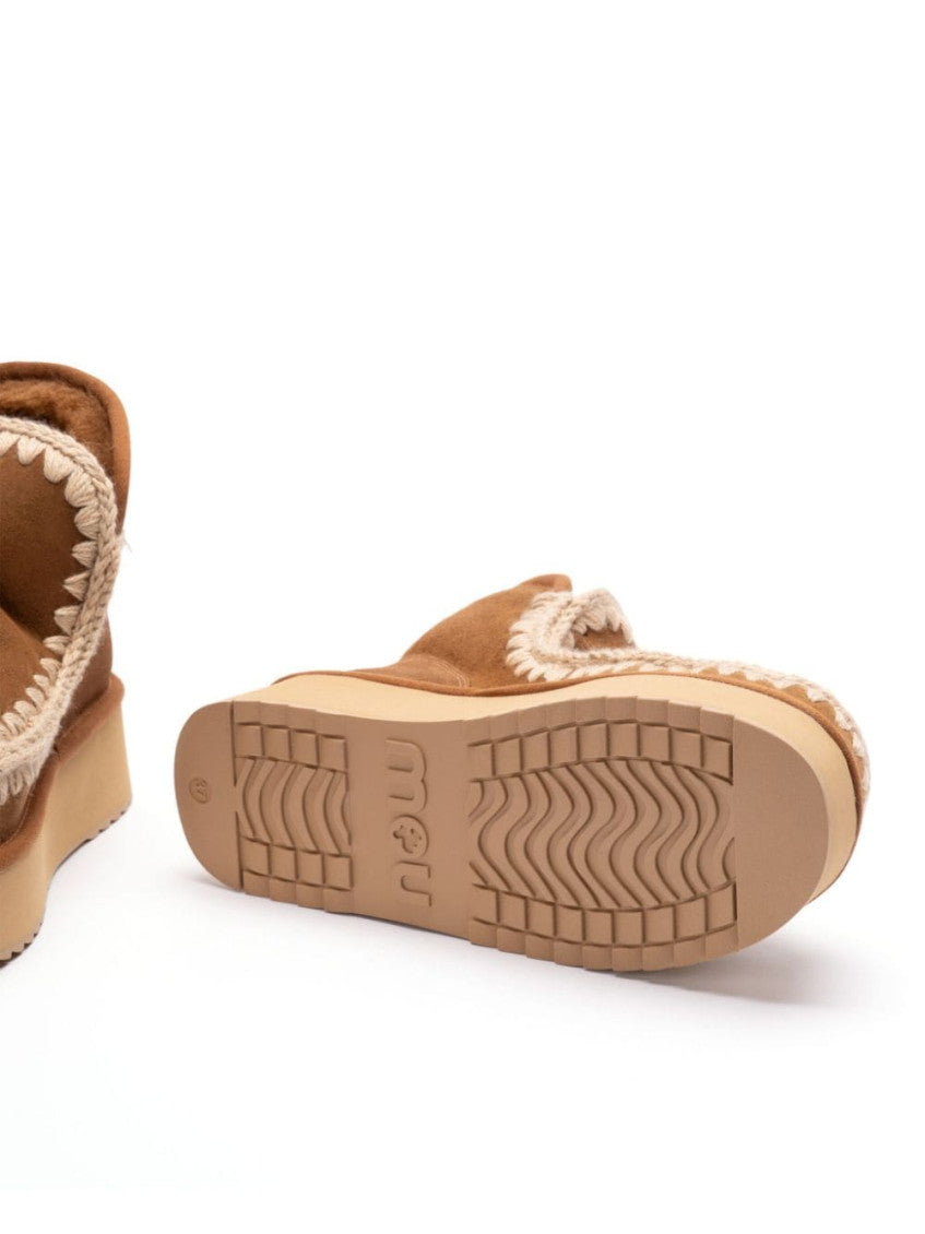 Brown Eskimo Platform Boots 3