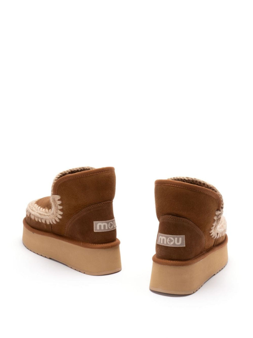 Brown Eskimo Platform Boots 4