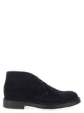 Navy Blue Chukka Ankle Boots 1