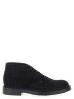Navy Blue Chukka Ankle Boots 1