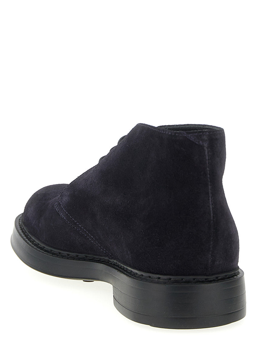 Navy Blue Chukka Ankle Boots 3