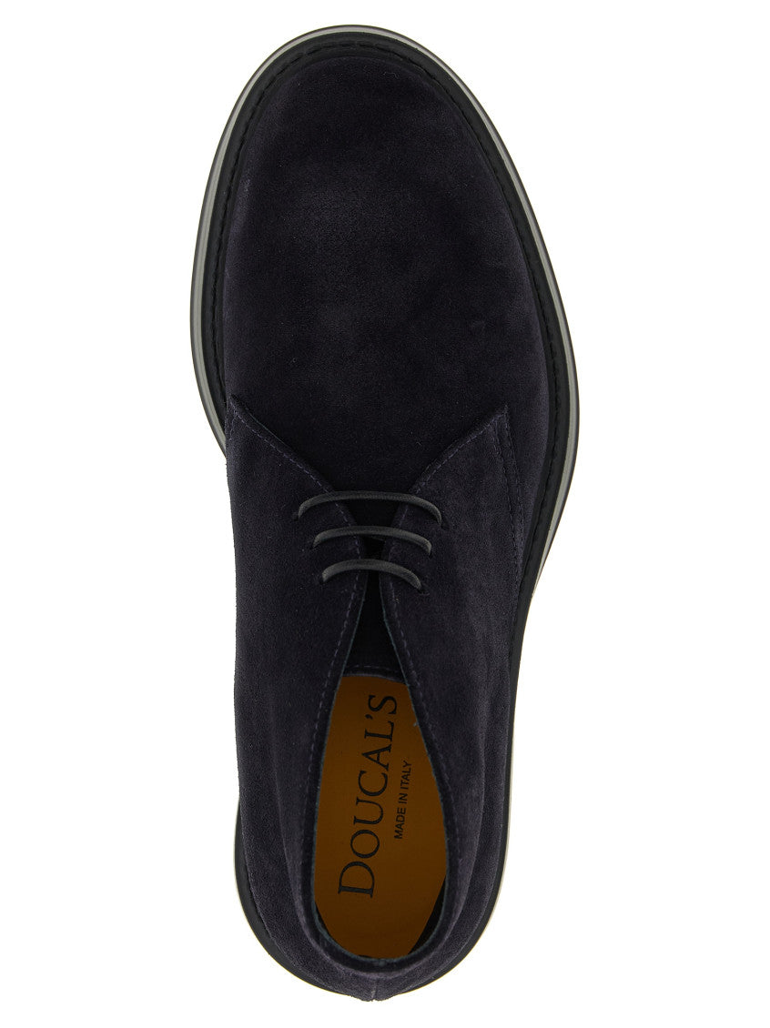 Navy Blue Chukka Ankle Boots 4
