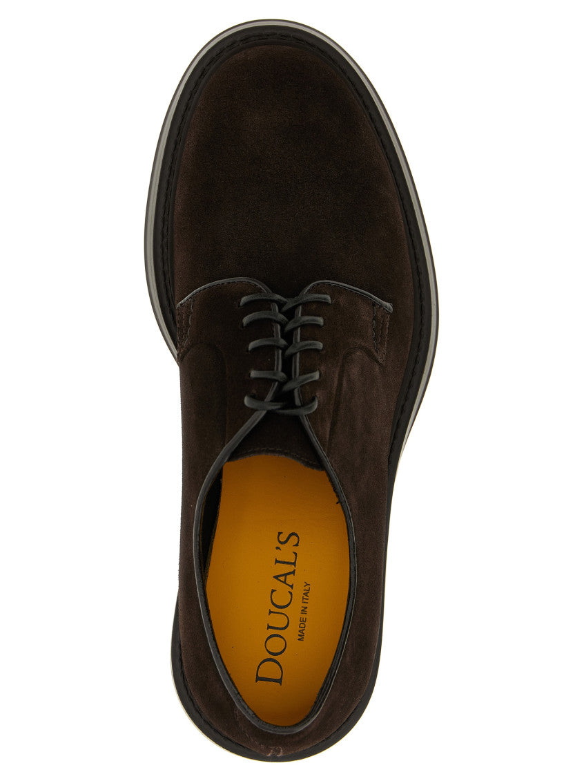 Brown Suede Lace Up Shoes 4