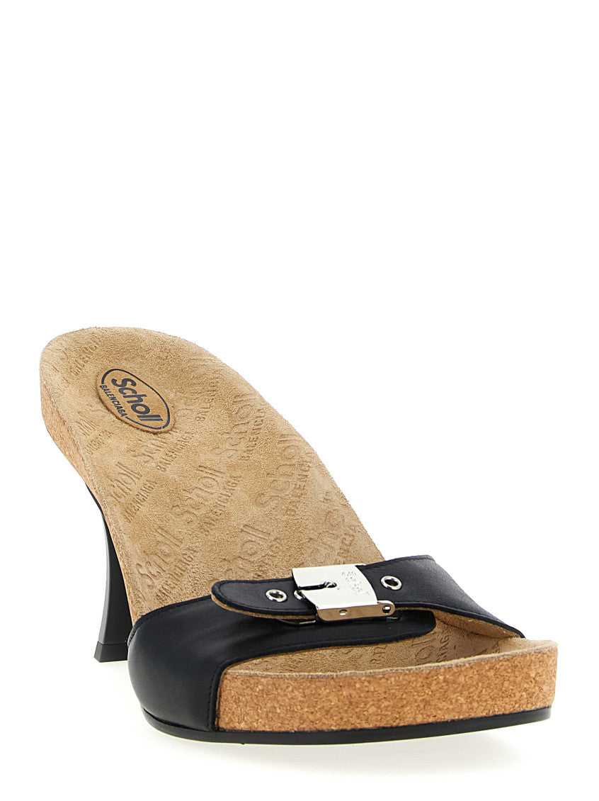 Black Slip On Heels 2