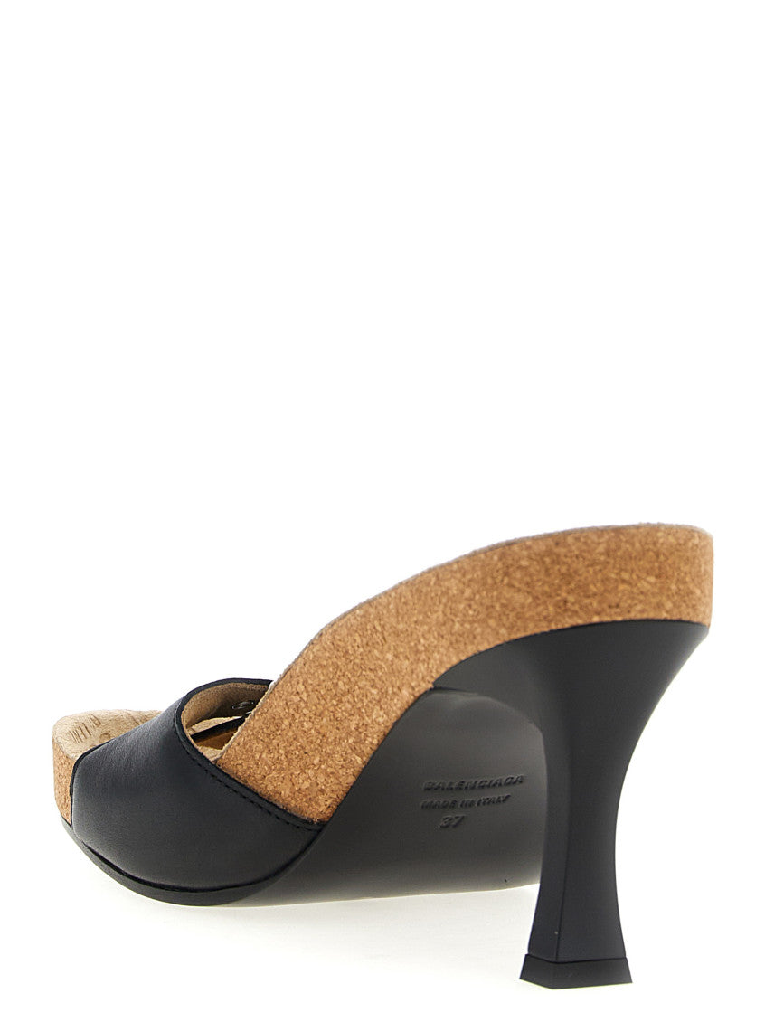 Black Slip On Heels 3
