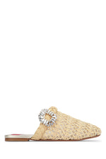 Beige Slip On Mules 1
