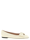 White Leather Ballet Flats 1