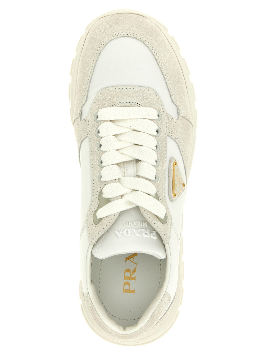 White Logo Sneakers 4